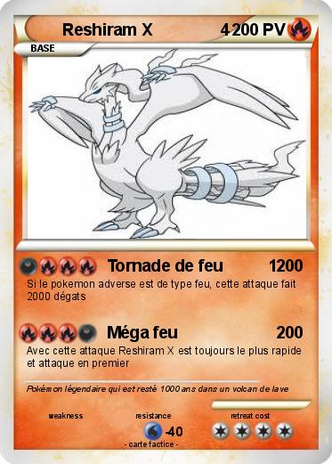 Pokemon Reshiram X               4