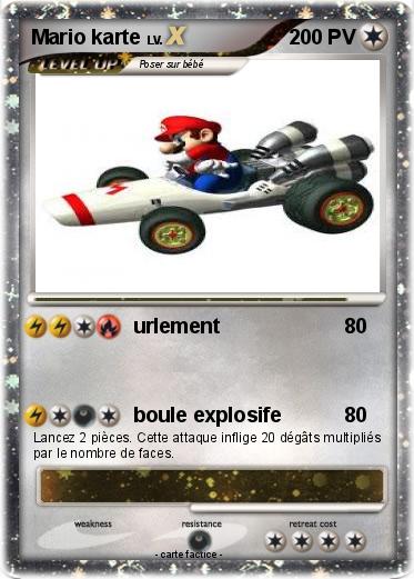 Pokemon Mario karte