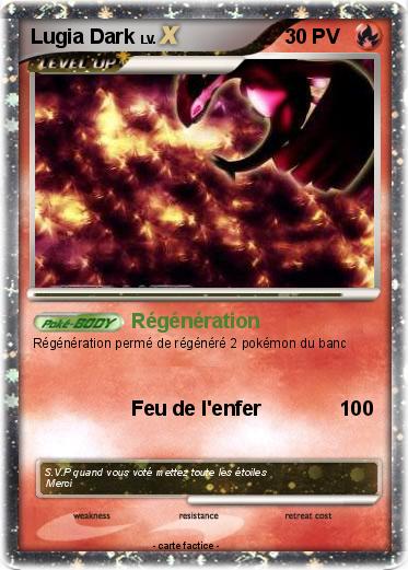 Pokemon Lugia Dark