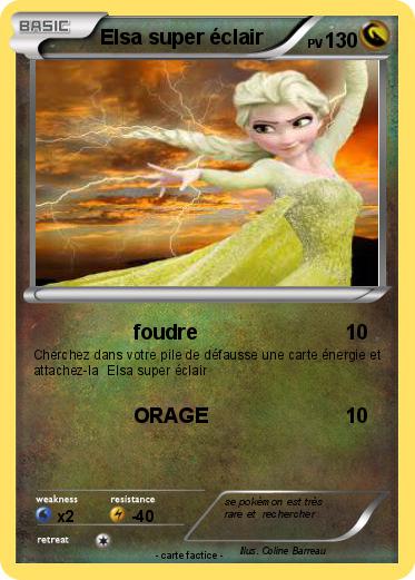 Pokemon Elsa super éclair