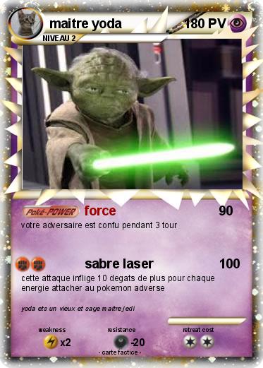 Pokemon maitre yoda