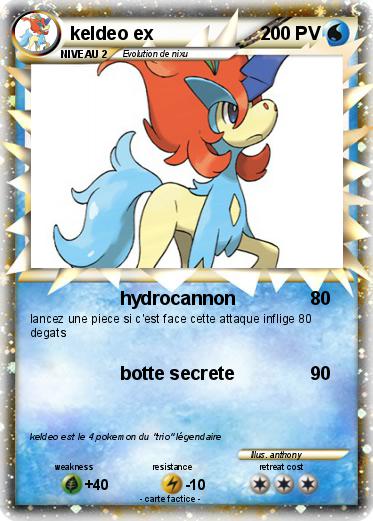 Pokemon keldeo ex