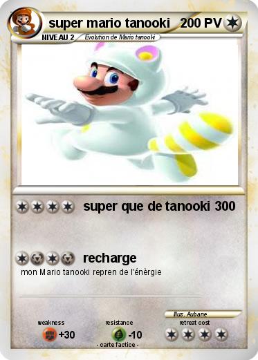 Pokemon super mario tanooki