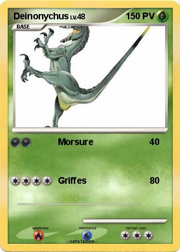Pokemon Deinonychus