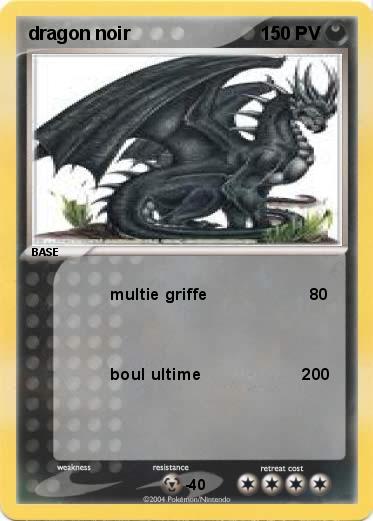 Pokemon dragon noir