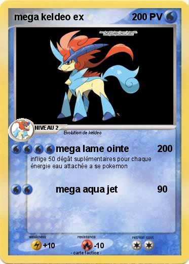 Pokemon mega keldeo ex