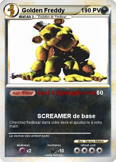 Pokemon Golden Freddy