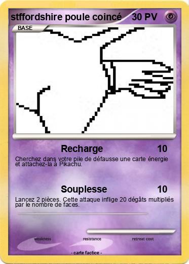 Pokemon stffordshire poule coincé