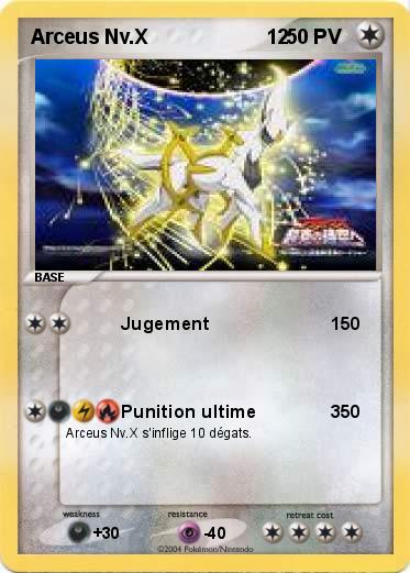 Pokemon Arceus Nv.X                     12