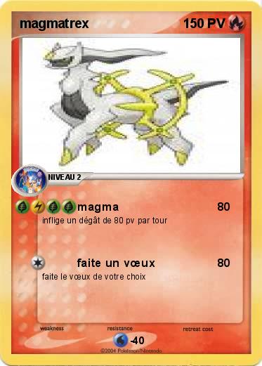 Pokemon magmatrex