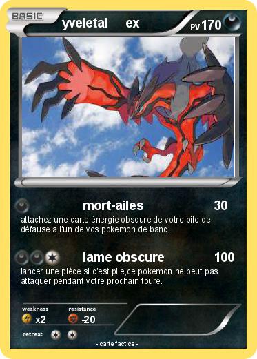 Pokemon yveletal     ex