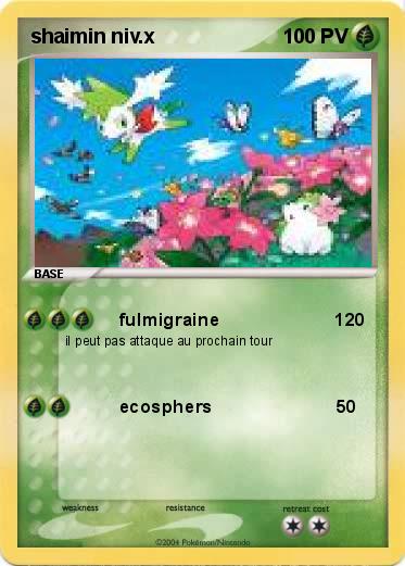 Pokemon shaimin niv.x