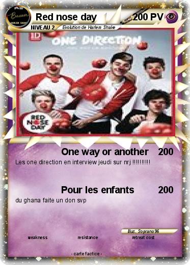 Pokemon Red nose day