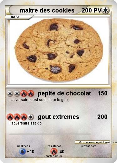 Pokemon maitre des cookies