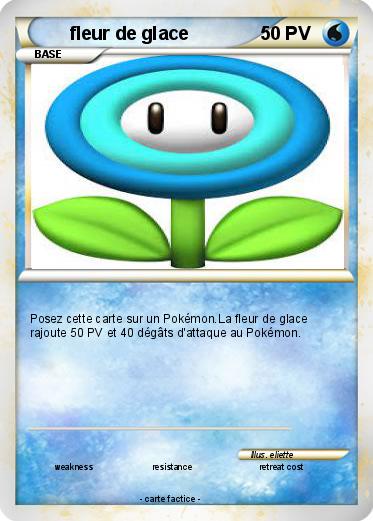 Pokemon fleur de glace