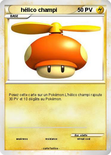 Pokemon hélico champi