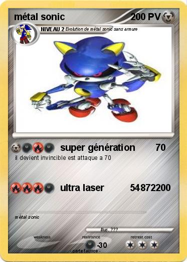 Pokemon métal sonic