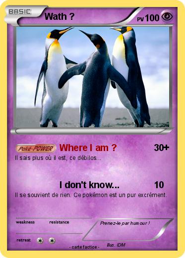 Pokemon Wath ?