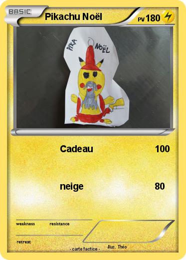 Pokemon Pikachu Noël