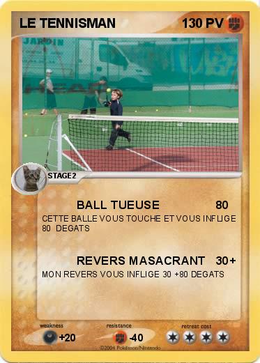 Pokemon LE TENNISMAN