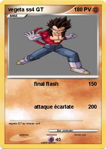Pokemon vegeta ss4 GT