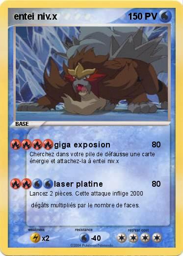 Pokemon entei niv.x