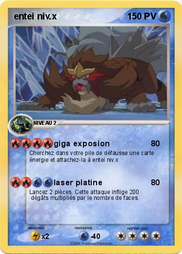 Pokemon entei niv.x