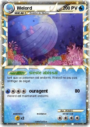 Pokemon Welord