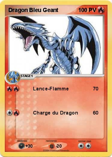 Pokemon Dragon Bleu Geant