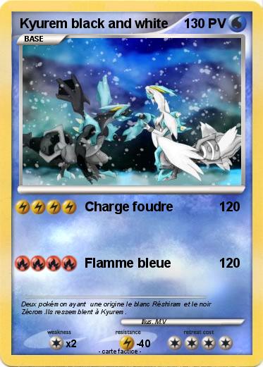 Pokemon Kyurem black and white