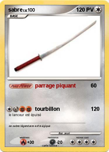 Pokemon sabre