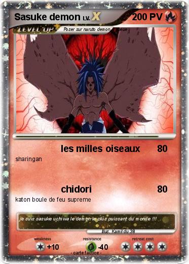 Pokemon Sasuke demon