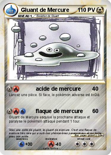Pokemon Gluant de Mercure