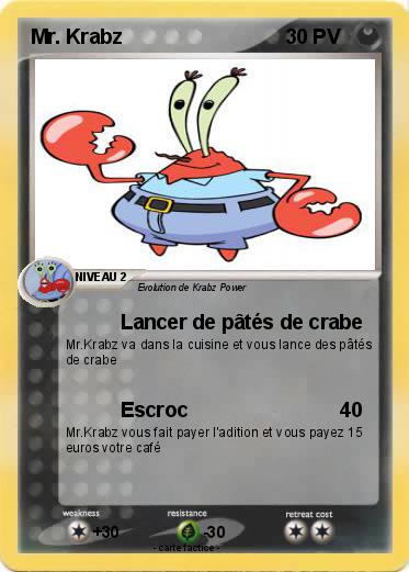 Pokemon Mr. Krabz