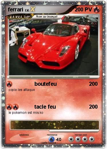Pokemon ferrari