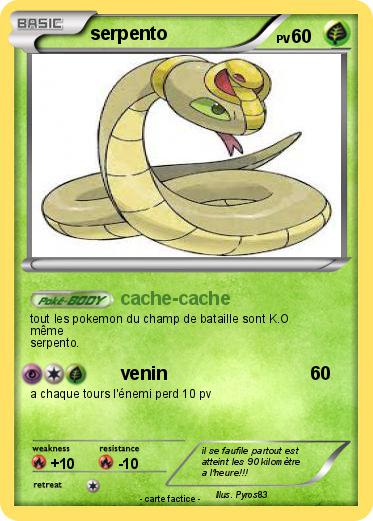 Pokemon serpento