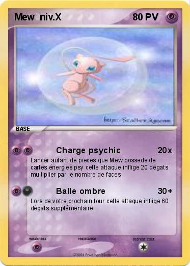 Pokemon Mew  niv.X