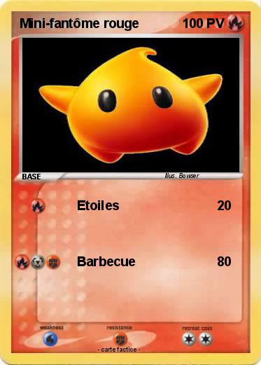 Pokemon Mini-fantôme rouge