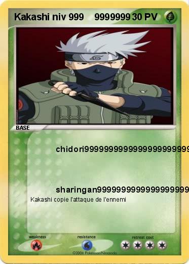 Pokemon Kakashi niv 999    9999999