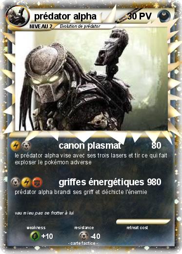 Pokemon prédator alpha