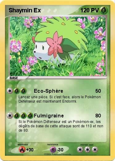 Pokemon Shaymin Ex