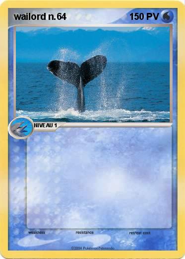 Pokemon wailord n.64