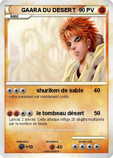Pokemon GAARA DU DESERT