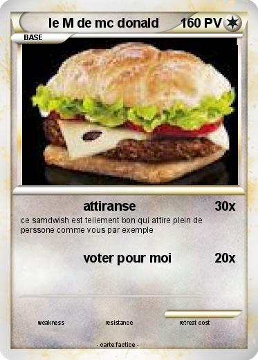 Pokemon le M de mc donald