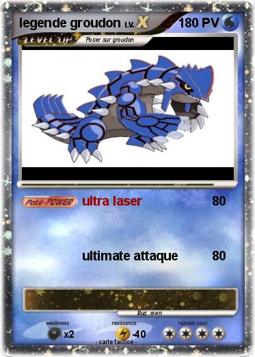 Pokemon legende groudon