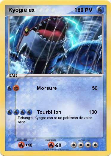 Pokemon Kyogre ex                          1