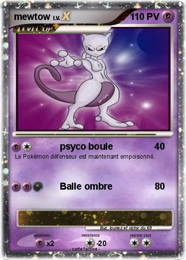 Pokemon mewtow