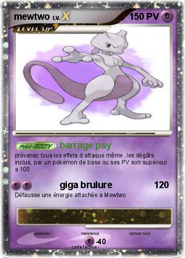 Pokemon mewtwo