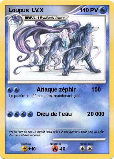 Pokemon Loupus  LV.X