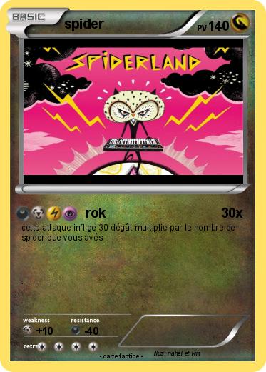 Pokemon spider